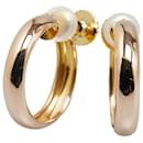 K14PG Pink Gold Earrings Clip-On in Excellent Condition - & Other Stories