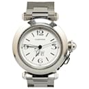 Cartier PashaC Big Date Automatik-Uhr W31044M7 in sehr gutem Zustand