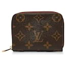 Porte-monnaie Zippy Monogram Louis Vuitton M60067 en cuir PVC marron en excellent état