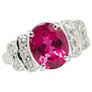 Anello in tormalina rubellite Pt900 in ottime condizioni - & Other Stories