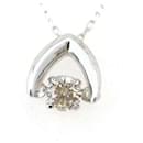 K18WG White Gold Dancing Stone Diamond Necklace in Great Condition - & Other Stories