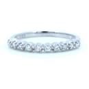 Pre-owned AHKAH Half Eternity Diamond Ring 0.15ct K18WG Size 8 in Great Condition - & Other Stories