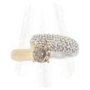 Brown Diamond Ring 0.70CT 0.48CT K18YG/PT950 18K Yellow Gold/Platinum in Great Condition - & Other Stories