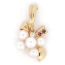 Pendentif Polara Pearl Ruby Diamond en or jaune K18 en excellent état - & Other Stories