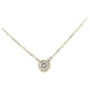 Pre-owned K18YG Yellow Gold Diamond Necklace in Great Condition - & Other Stories