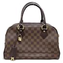 Bolso de mano Louis Vuitton Damier Ebene Duomo en lona N60008 en excelente estado