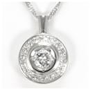 PT900 Platinum PT850 Necklace Diamond 0.31 0.13 in Pristine Condition - & Other Stories