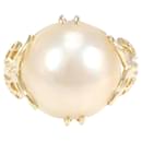 K18 Yellow Gold Pearl Ring 8 in Excellent Condition - & Other Stories