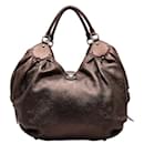 Sac fourre-tout en cuir Mahina XL M95714 de Louis Vuitton en très bon état