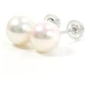 K14 White Gold Pearl Earrings in Great Condition - & Other Stories