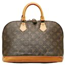 Sac à main Louis Vuitton Monogram Alma M53151 en cuir PVC marron en bon état