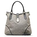 Louis Vuitton Elegie Canvas Leather Handbag M56698 in Good Condition