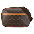 Bolso de hombro Louis Vuitton Monogram Reporter PM M45254 de cuero PVC marrón en muy buen estado