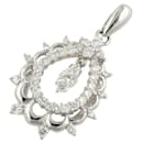 Platinum Pt900 Pendant Top with 1.00ct Melee Diamonds for Women  in Excellent Condition - & Other Stories