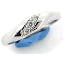 4°C Elegant Women's Diamond Ring Size 12 in K18 White Gold in Great Condition - & Other Stories