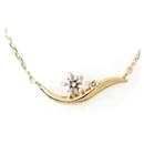 Pre-owned K18YG Diamond Necklace 18K Yellow Gold in Great Condition - & Other Stories