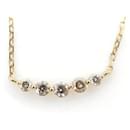 Pre-owned K18YG Yellow Gold Diamond Necklace in Great Condition - & Other Stories