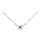 Pre-owned PT850 Platinum Diamond Necklace 0.176ct in Great Condition - & Other Stories