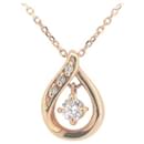 K18PG Pink Gold Diamond Necklace in Great Condition - & Other Stories