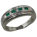 Pt900 Platinum Emerald Ring in Great Condition - & Other Stories