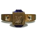 Anel Gamble Louis Vuitton M65099 Ouro Roxo em Muito Bom Estado