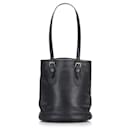 Louis Vuitton Epi Bucket PM Tote Bag M58992 Black Leather in Good Condition