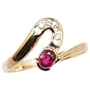 K18YG Yellow Gold Ruby Ring #51 in Excellent Condition - & Other Stories