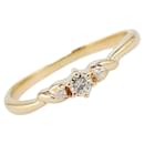 K18YG Yellow Gold Diamond Ring 0.12ct Size 13 in Great Condition - & Other Stories