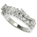 K18 Gold Diamond Ring with 1.43ct Melee Diamonds, Size 12, 4.9g Weight, Silver for Women in Excellent Condition - & Other Stories