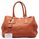 Prada Leather Tote Bag BR4482 in Good Condition