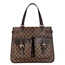 Louis Vuitton Damier Uzes Handbag N51128 Brown PVC Leather in Very Good Condition