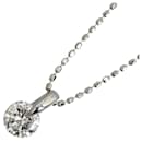 Platinum Pt900 Pt850 Diamond 0.505ct Necklace in Great Condition - & Other Stories