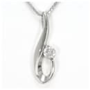 PT900 Platinum PT850 Diamond Necklace 0.31ct in Excellent Condition - & Other Stories