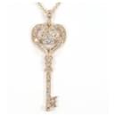 Dames' 18Collier K en or rose avec diamant marron 0.60ct, Poids approximatif 5.6g, Longueur approximative 46cm, K18 Matériau doré en excellent état - & Other Stories