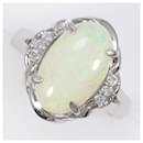 PT900 Platinum Opal Ring 18 in Excellent Condition - & Other Stories