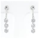 Boucles d'oreilles en diamant en platine PT900 0,5×2 1,7g en excellent état - & Other Stories