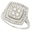 Luxurious 1.00ct Diamond Ring, K18 White Gold, Size 14, No Brand, Women's in Excellent Condition - & Other Stories