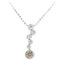 Collier en diamant Kashikey Bezel en platine PT900/PT850 0,31 ct 0,20 ct en excellent état - & Other Stories