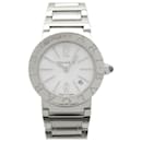 Bvlgari BVLGARI BBL26S Montre-bracelet en acier inoxydable pour femmes avec cadran en coquille blanche Métal Autre BBL26S en excellent état - Bulgari