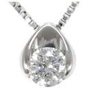 PT900 Platinum PT850 Necklace with 0.276ct Diamond in Excellent Condition - & Other Stories