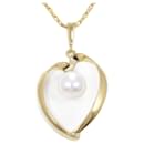 K18 Yellow Gold Pearl Necklace in Pristine Condition - & Other Stories