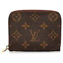 Porte-monnaie Zippy Monogram Louis Vuitton M60067 en cuir PVC marron en excellent état