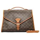 Louis Vuitton Monogram Beverly Handtasche M51120 aus braunem PVC-Leder in gutem Zustand