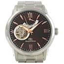 Orient Star Men's Automatic Watch with Power Reserve, Brown Dial, Silver Stainless Steel in Great Condition - & Other Stories