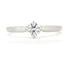 Pre-owned PT950 Platinum Diamond Ring 0.26ct Size 9 in Great Condition - & Other Stories