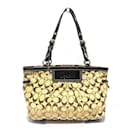 Bolso de mano plisado Coach Gallery F14281 en buen estado