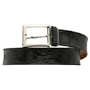 Dunhill Leather Geometric Pattern Belt for Waist 88-99cm in Very Good Condition - Alfred Dunhill