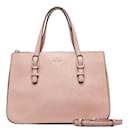 Bolso de mano de cuero Kate Spade 2WAY WKRU5990 Rosa en muy buen estado