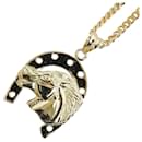 K18YG Yellow Gold Horseshoe Pendant Necklace in Excellent Condition - & Other Stories