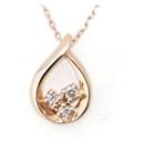 Collier en diamant en or rose K10PG en excellent état - & Other Stories